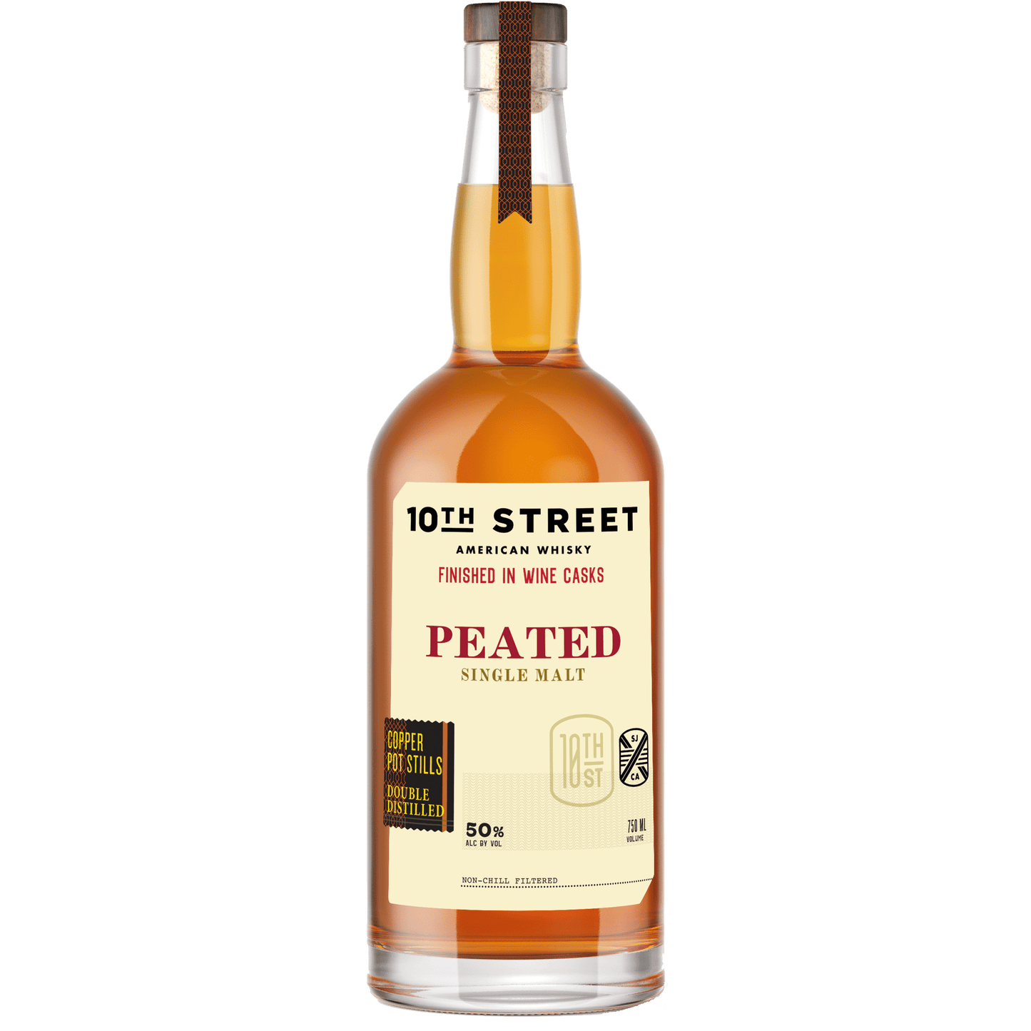 10th Street Distillery - Peated American Single Malt (750ML).