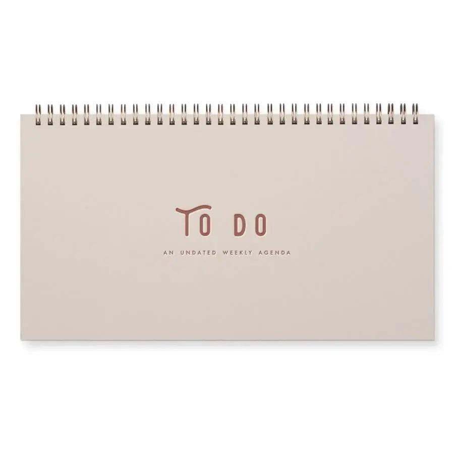 Ruff House Print Shop - 'To Do - An Undated Weekly Agenda' Planner