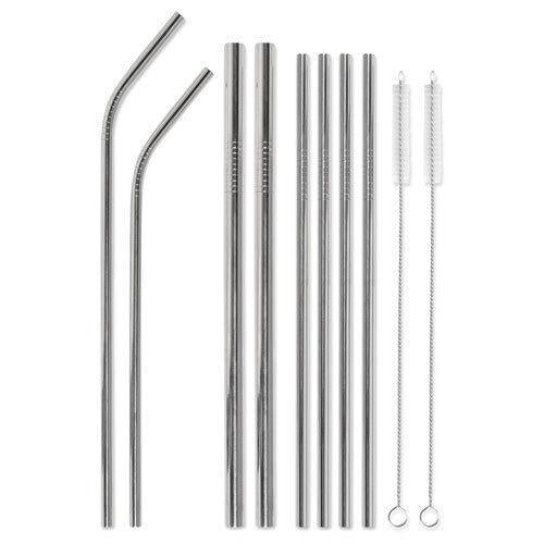 Designworks Ink - 'This Is The Last Straw' Stainless Steel Straw Set