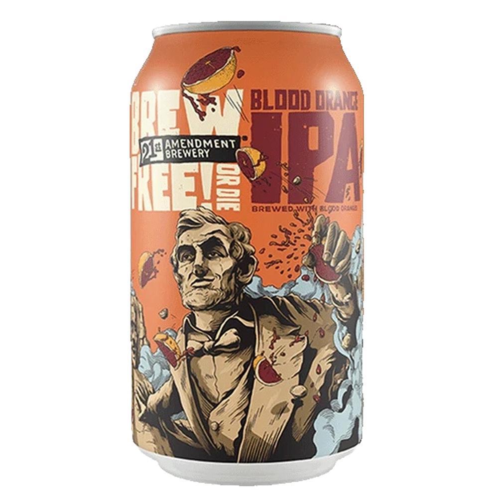 21st Amendment Brewery - 'Brew Free Or Die!' Blood Orange IPA (12OZ)