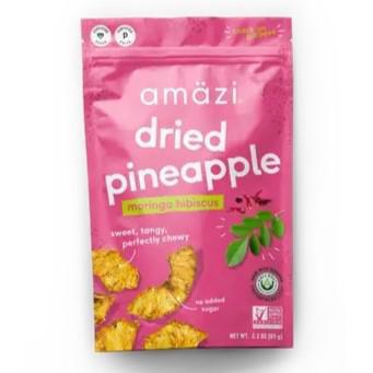 Amazi - 'Moringa Hibiscus' Dried Pineapple (65G)