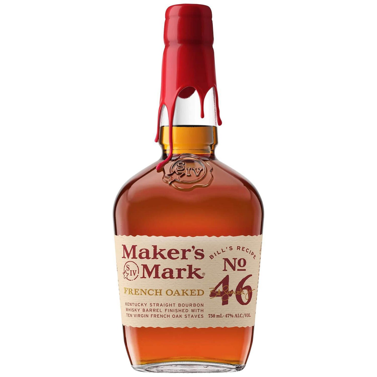 The Maker's Mark Distillery - 'No. 46: French Oaked' Wheated Bourbon (750ML).