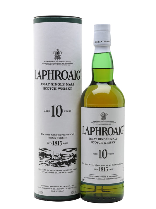 Laphroaig Distillery - 10yr Islay Single Malt Scotch (750ML)