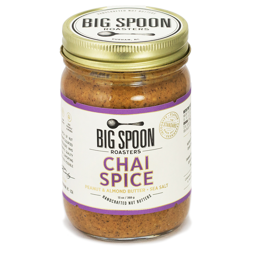 Big Spoon Roasters - 'Chai Spice' Peanut & Almond Nut Butter (13OZ)