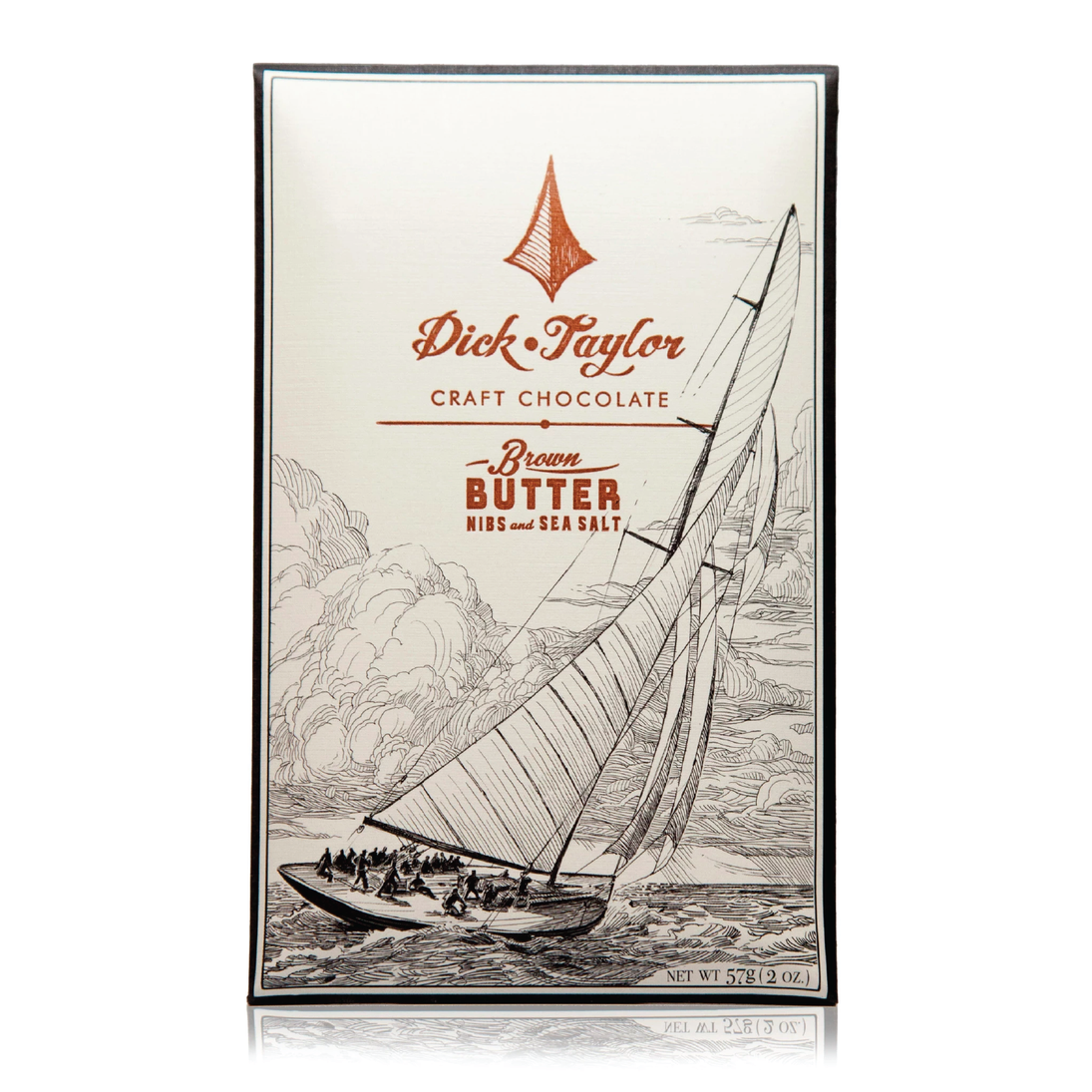 Dick Taylor Craft Chocolate - Brown Butter w/ Nibs & Sea Salt Dark Chocolate (2OZ | 73%).