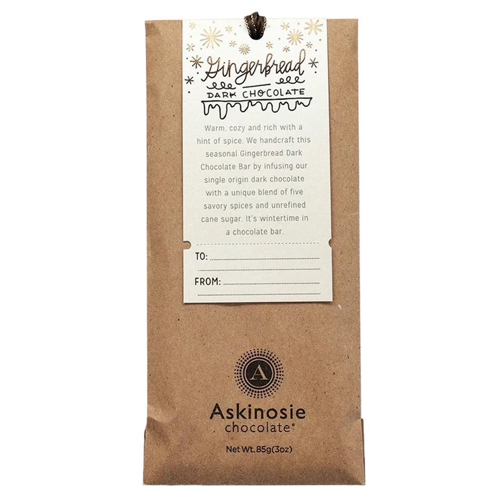 Askinosie Chocolate - 'Gingerbread' Dark Chocolate Bar (3OZ).