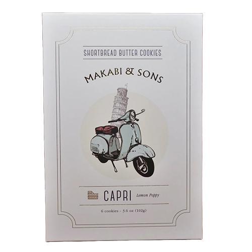 Makabi & Sons - 'Capri' Lemon Poppy Shortbread (6CT)