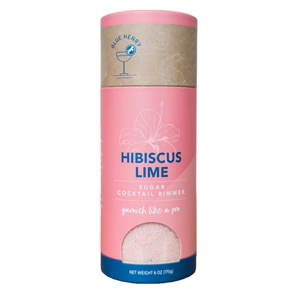 BlueHenry - 'Hibiscus Lime' Cocktail Rimming Sugar (6OZ).