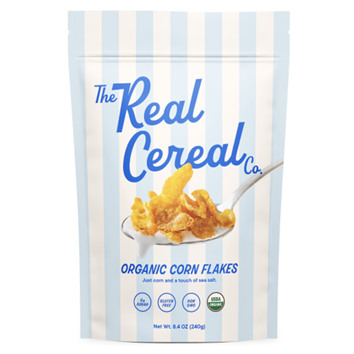 The Real Cereal Co. - Organic Corn Flakes (240G).