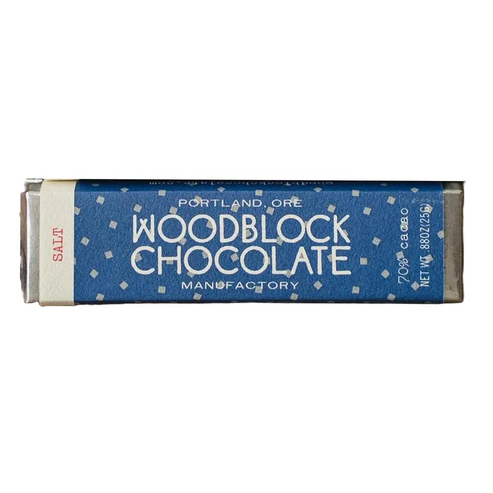 Woodblock Chocolate - 'Salt' Chocolate (70% | 25G).