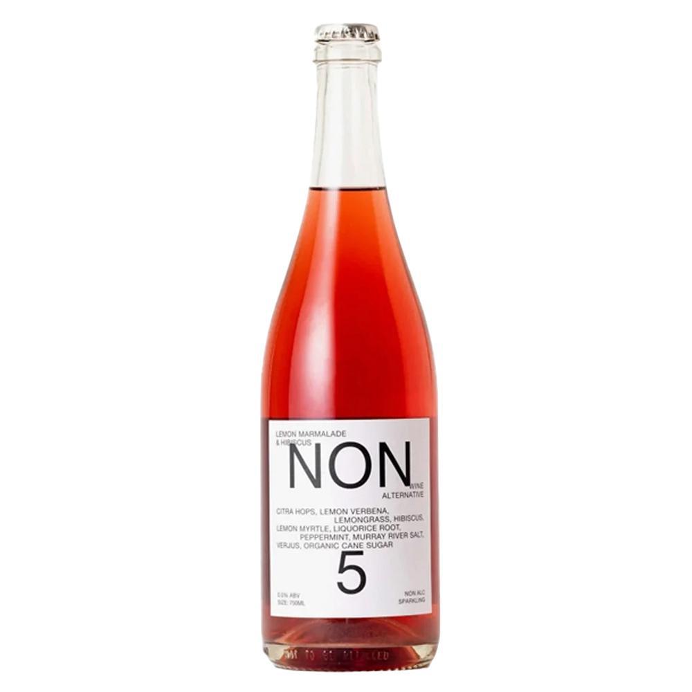 NON - 'NON 5' Lemon Marmalade & Hibiscus Sparkling Non-Alcoholic Wine (750ML).