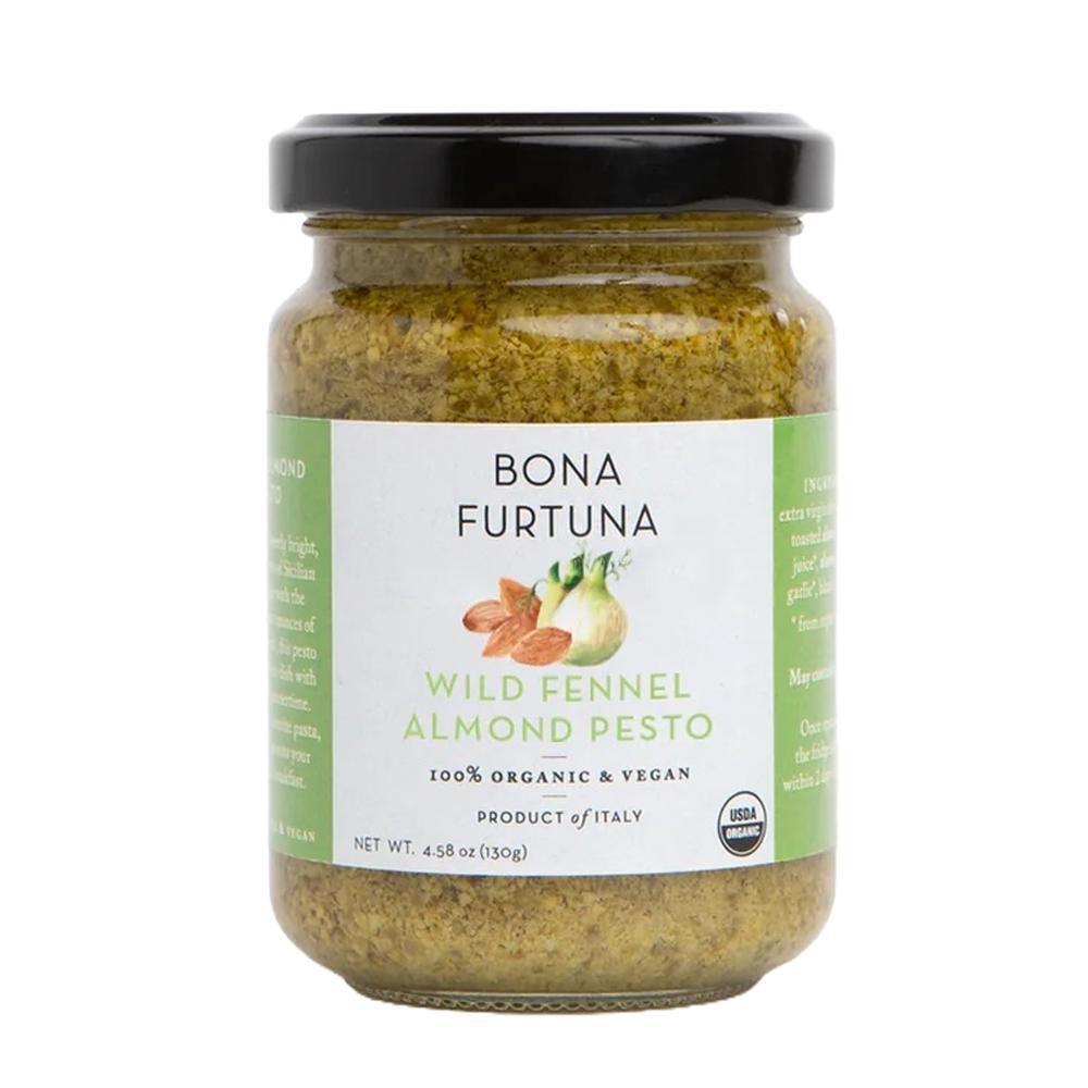 Bona Furtuna - 'Wild Fennel Almond' Organic Pesto (140G)