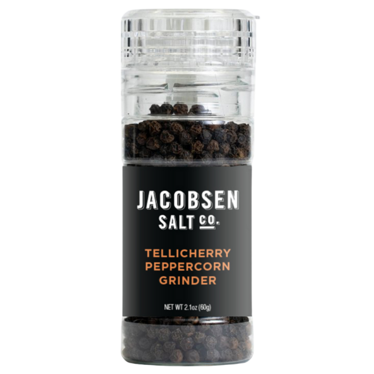 Jacobsen Salt Co - Tellicherry Peppercorn Grinder (1.6OZ).