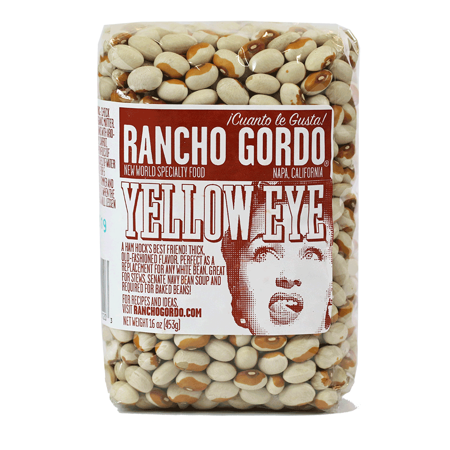 Rancho Gordo - 'Yellow Eye' Heirloom Beans (16OZ).