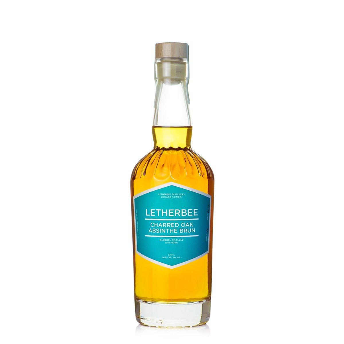 Letherbee Distillers - Barrel-Aged Charred Oak Absinthe Brun (375ML).