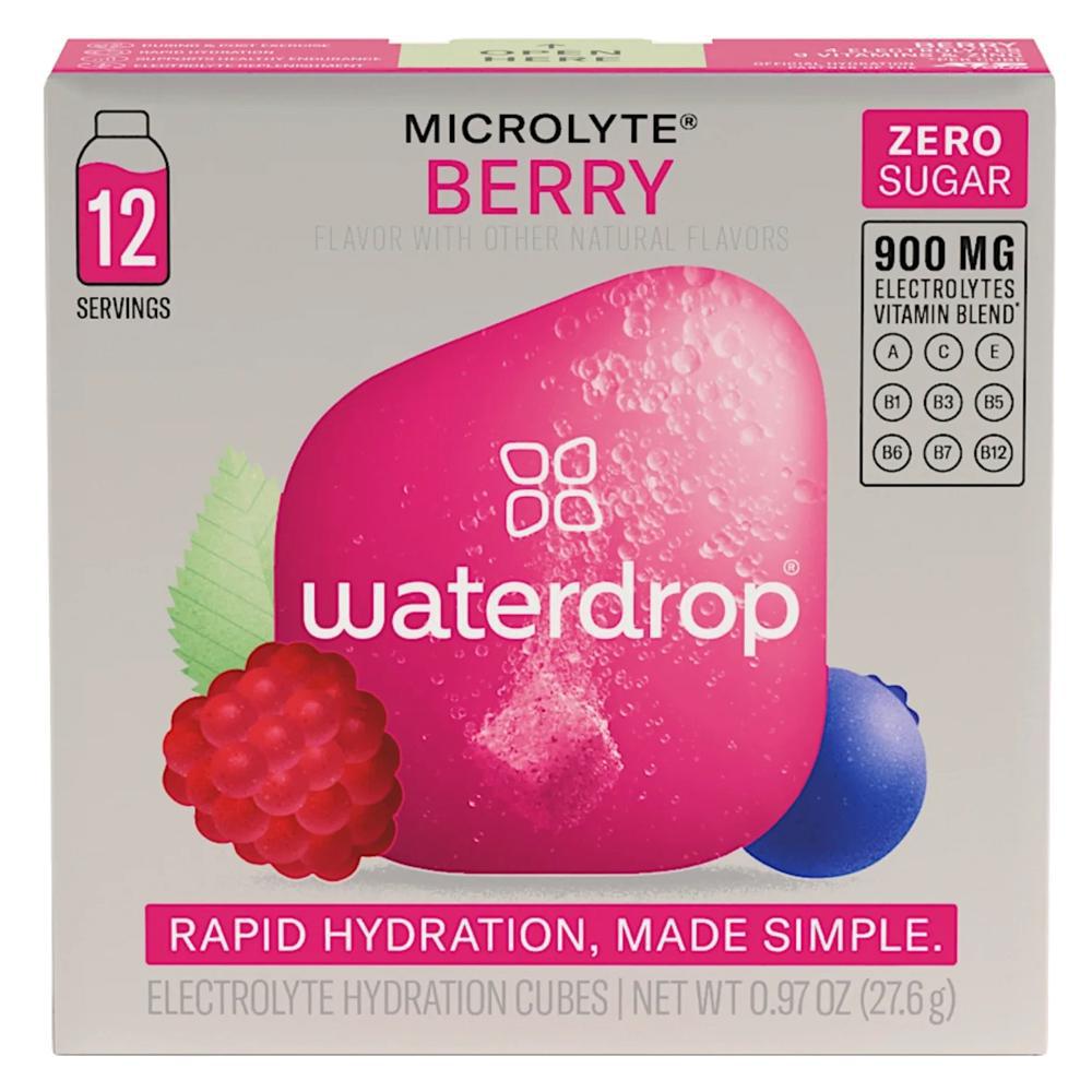 Waterdrop - 'Berry' Rapid Hydration Cubes (12CT).