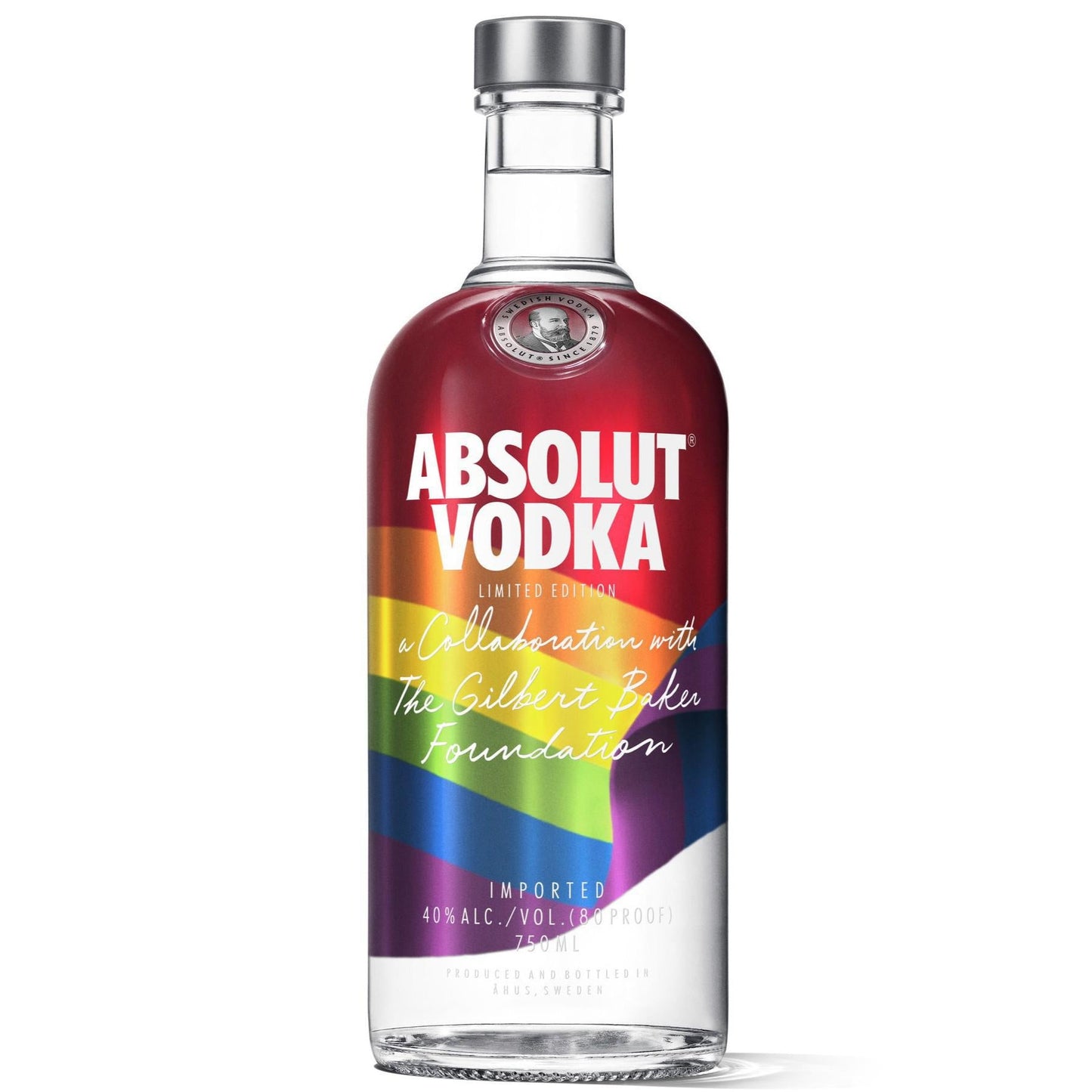 Absolut Vodka - 'Rainbow' Limited - Edition Vodka (750ML)