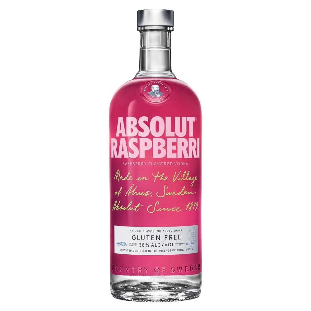 Absolut Vodka - 'Raspberry' Vodka (750ML).