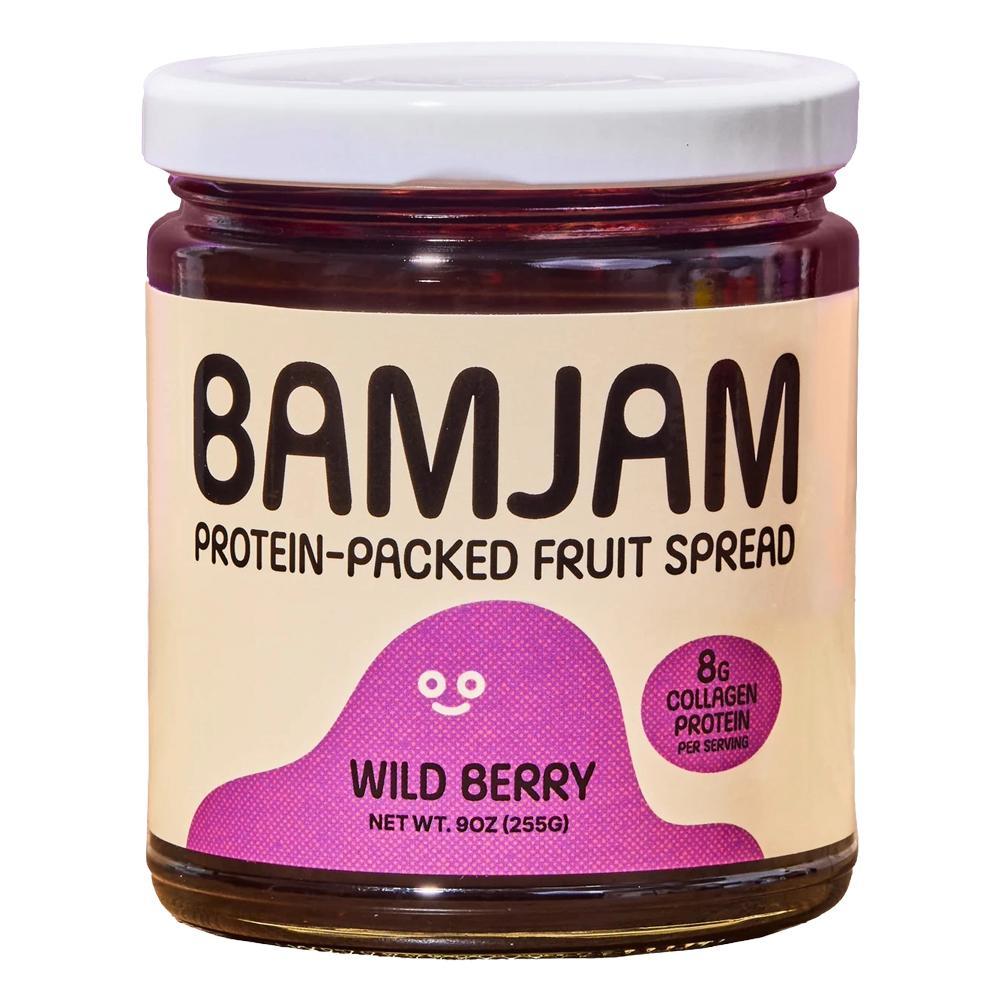 BamJam - 'Wild Berry' Fruit Spread w/ 8G Collagen Protein Per Serving (9OZ)