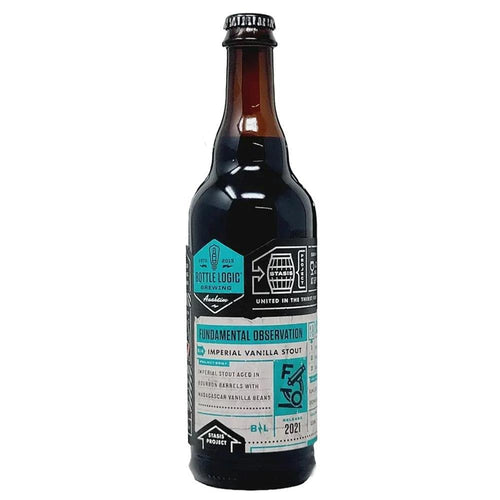 Bottle Logic Brewing Co. - 'Fundamental Observation' Imperial Vanilla Stout (500ML).