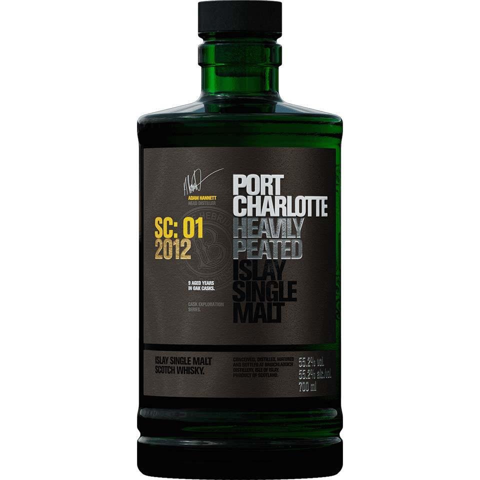 Bruichladdich Distillery - 'Port Charlotte SC:01 2012' Sherry Cask Heavily Peated Islay Scotch (750ML).