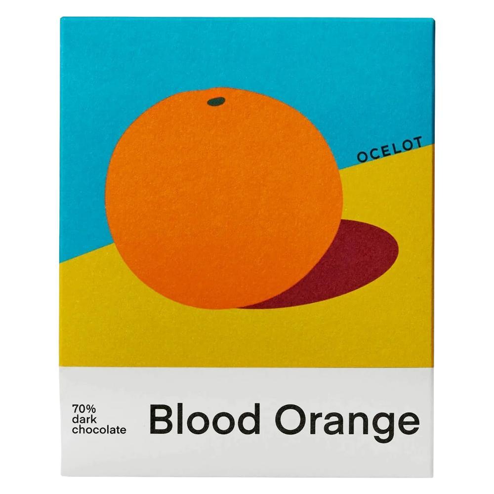 Ocelot Chocolate - 'Blood Orange' Dark Chocolate Bar (70% | 70G)