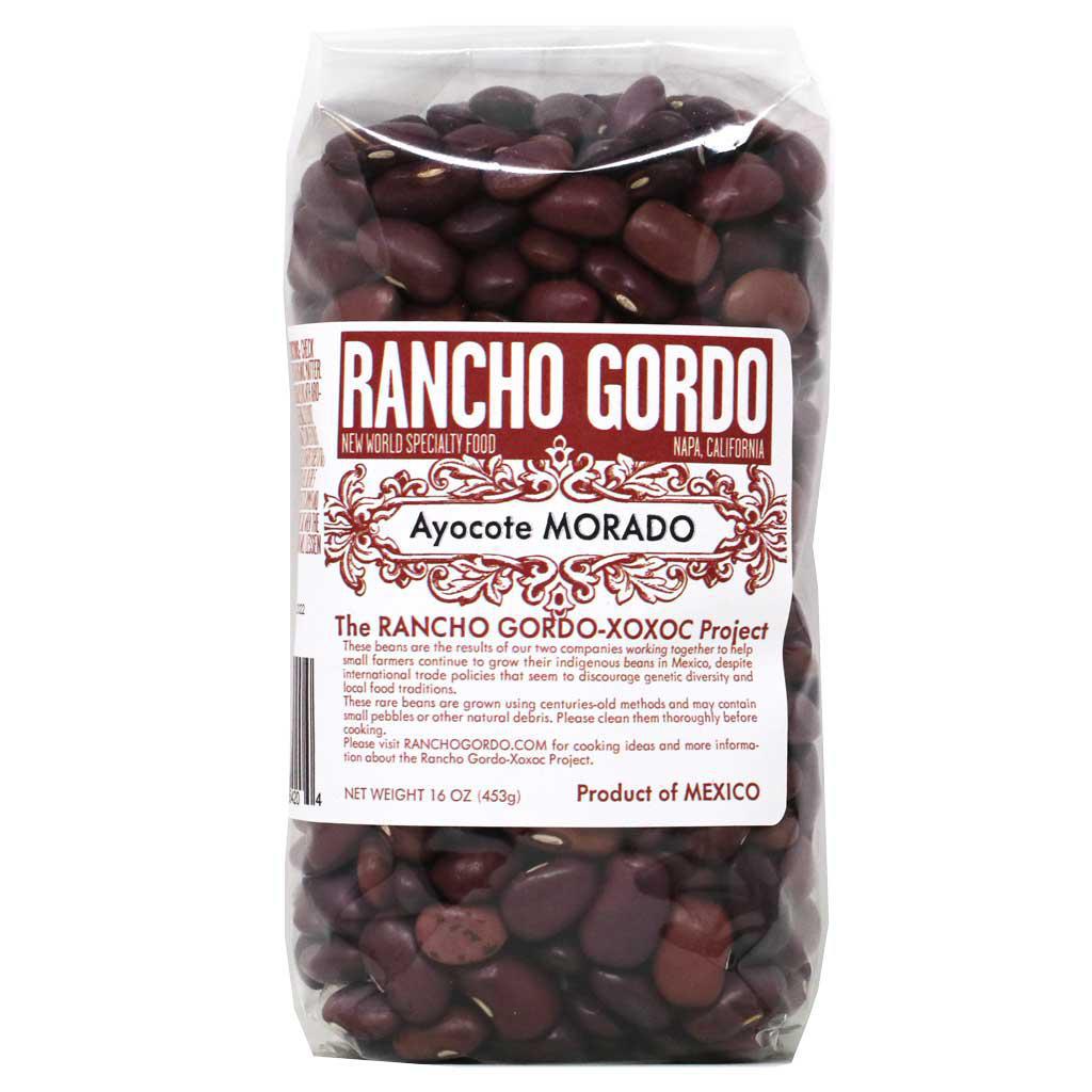 Rancho Gordo - 'Ayocote Morado' Heirloom Beans (16OZ).
