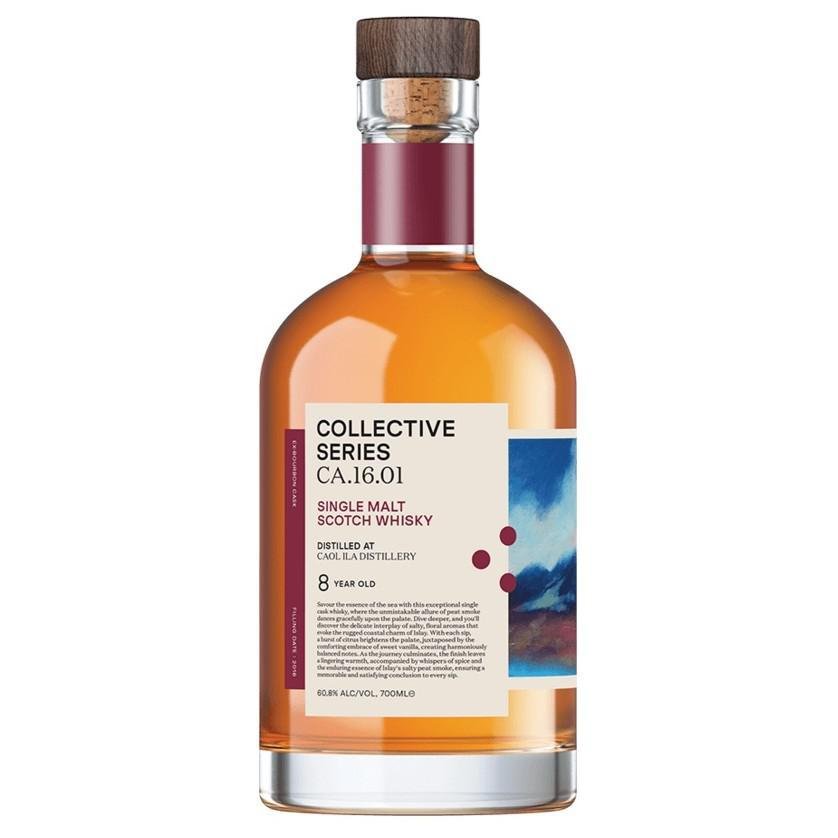 Caskshare - 'Collective Series CA.16.01: Caol Ila Distillery' 8yr Islay Single Malt Scotch (700ML).