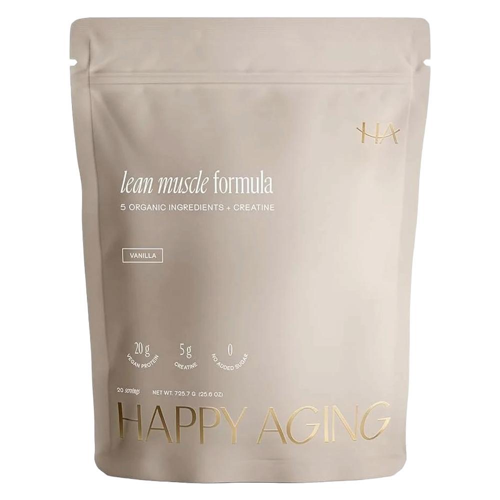 Happy Aging - 'Vanilla' Lean Muscle Formula Plant-Based Protein Powders (20CT)
