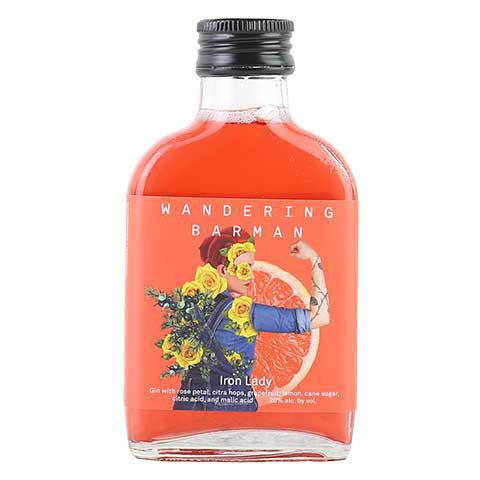 Wandering Barman - 'Iron Lady' Gin w/ Rose Petals Cocktail (100ML)