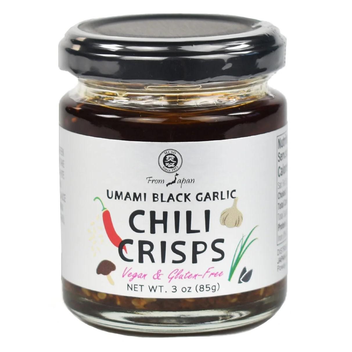 MUSO - 'Umami' Black Garlic Chili Crisps (3OZ).