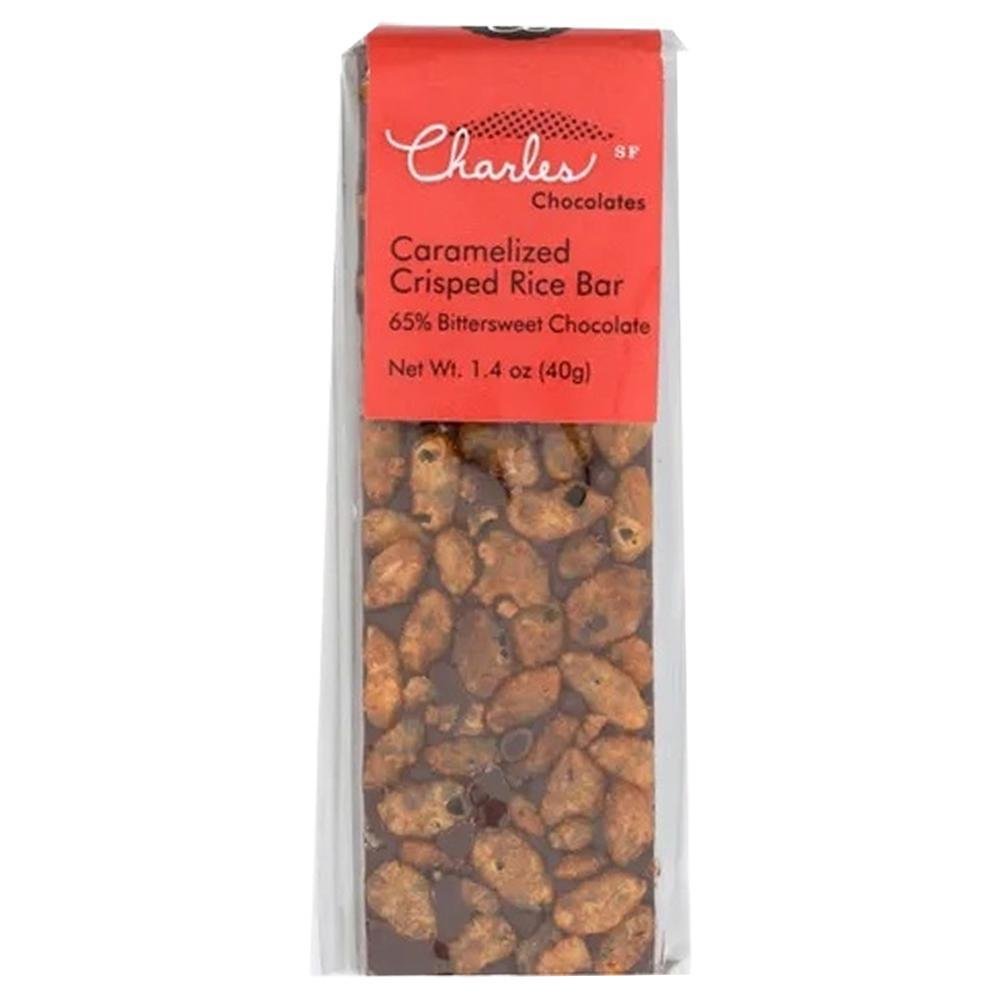 Charles Chocolates - 'Caramelized Crisped Rice' Mini Milk Chocolate Bar (1.4OZ).
