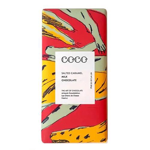 COCO Chocolatier - 'Salted Caramel' Milk Chocolate (80G).