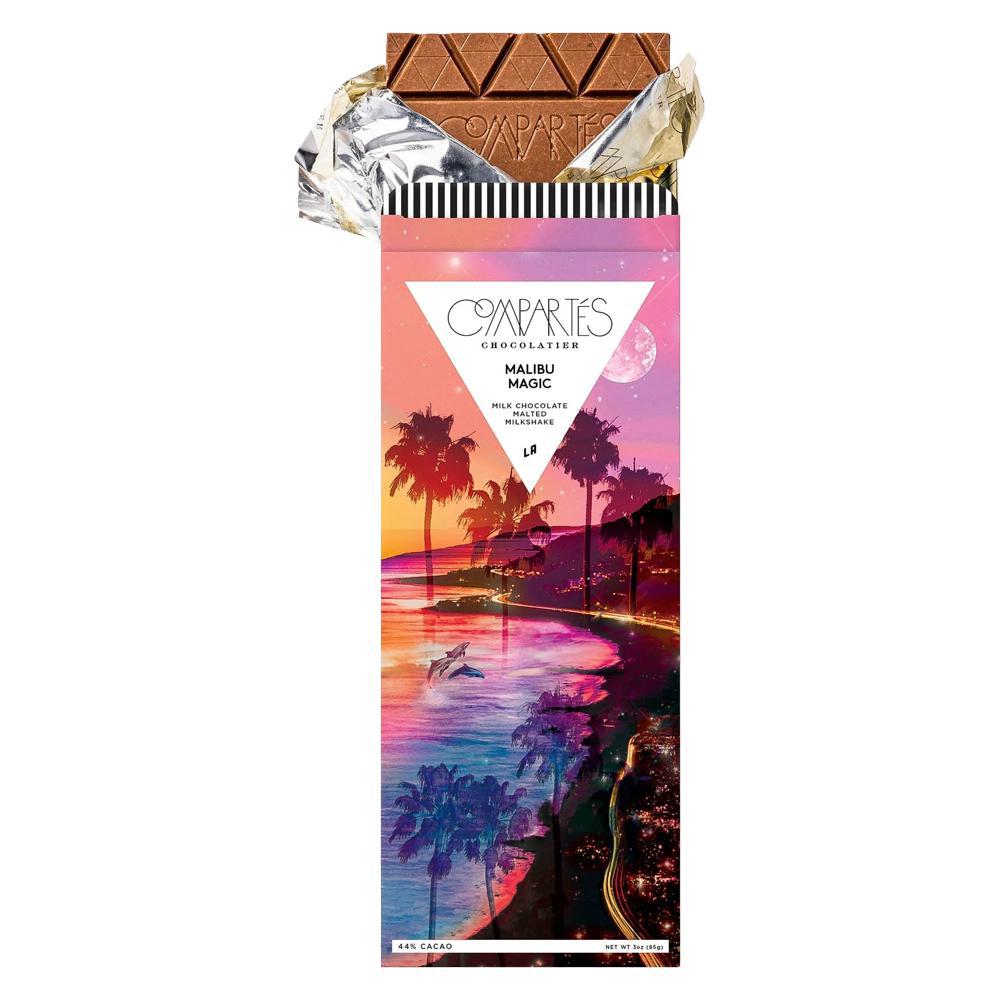 Compartes - 'Malibu Magic' Milk Chocolate Malted Milkshake (3OZ | 44%).