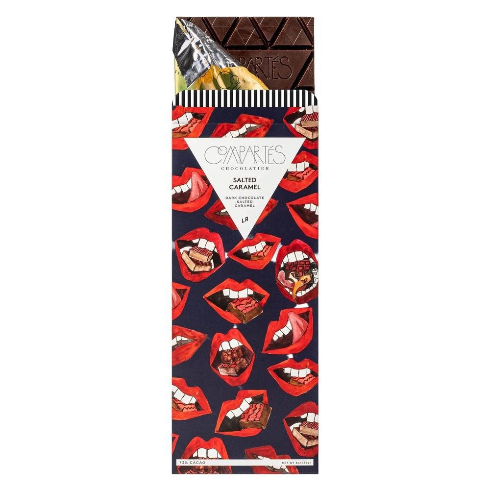 Compartes - 'Salted Caramel' Dark Chocolate w/ Salted Caramel (3OZ | 73%)