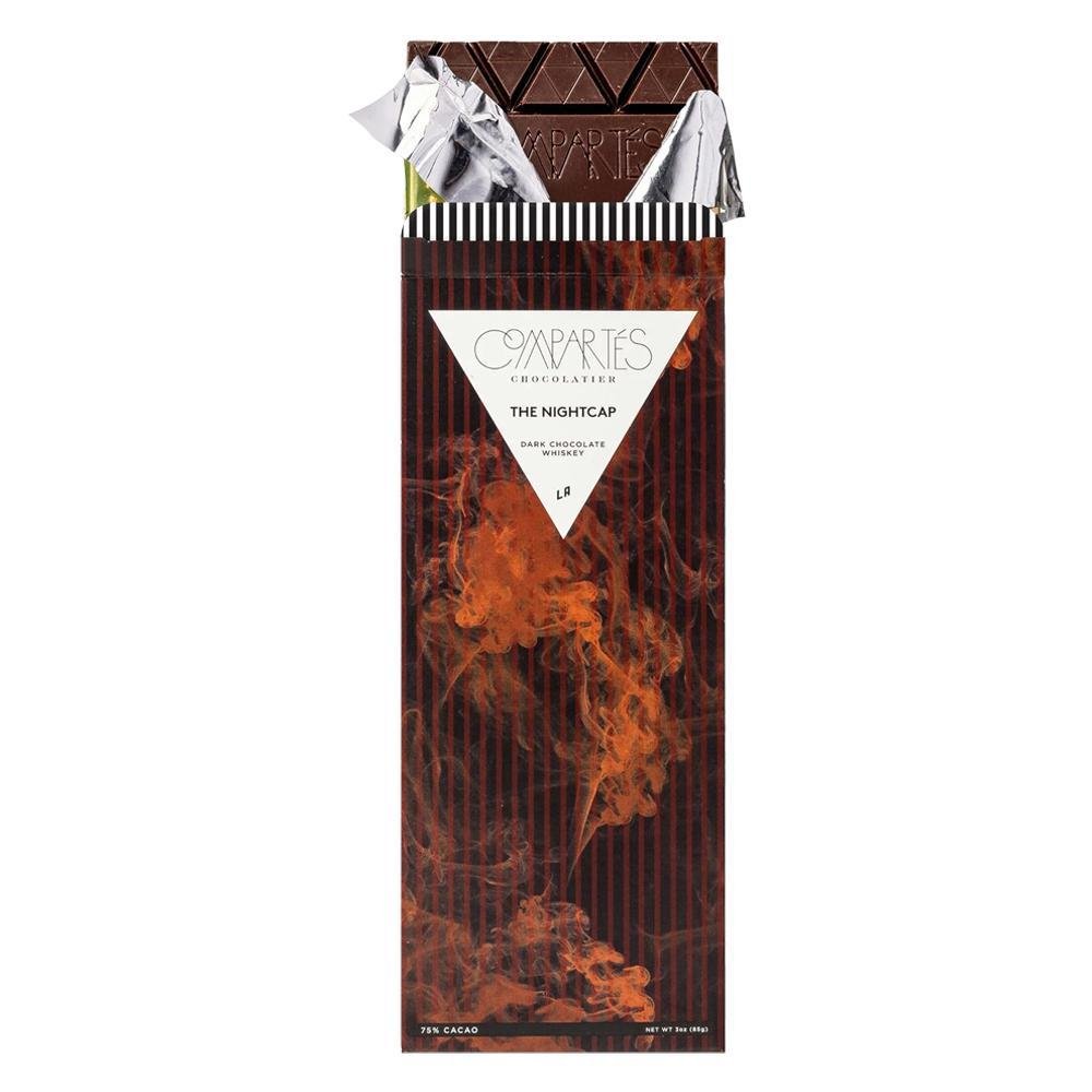 Compartes - 'The Nightcap' Dark Chocolate w/ Whiskey (3OZ | 75%).