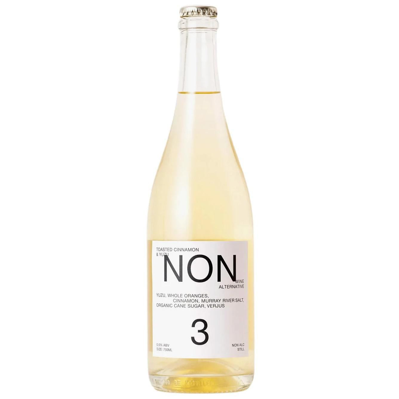 NON - 'NON 3' Toasted Cinnamon & Yuzu Non-Alcoholic Wine (750ML).