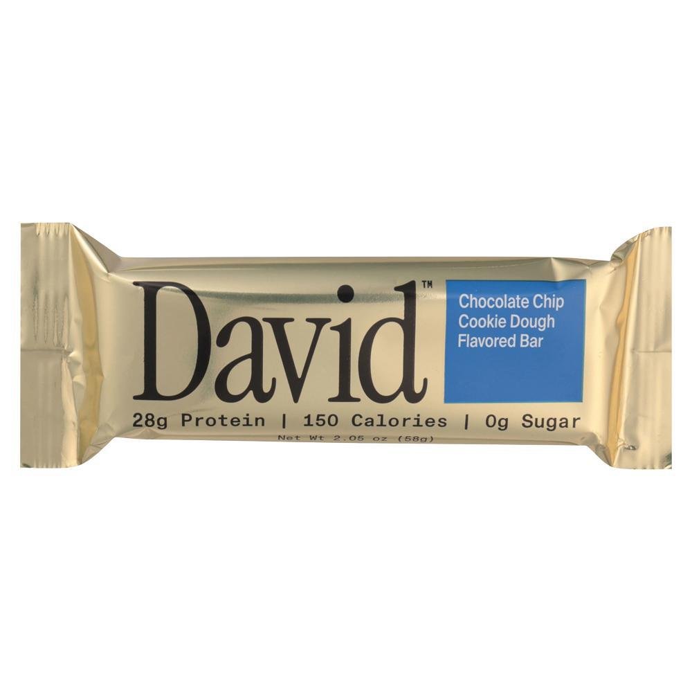 David Protein - 'Chocolate Chip Cookie Dough' Protein Bar (28G).