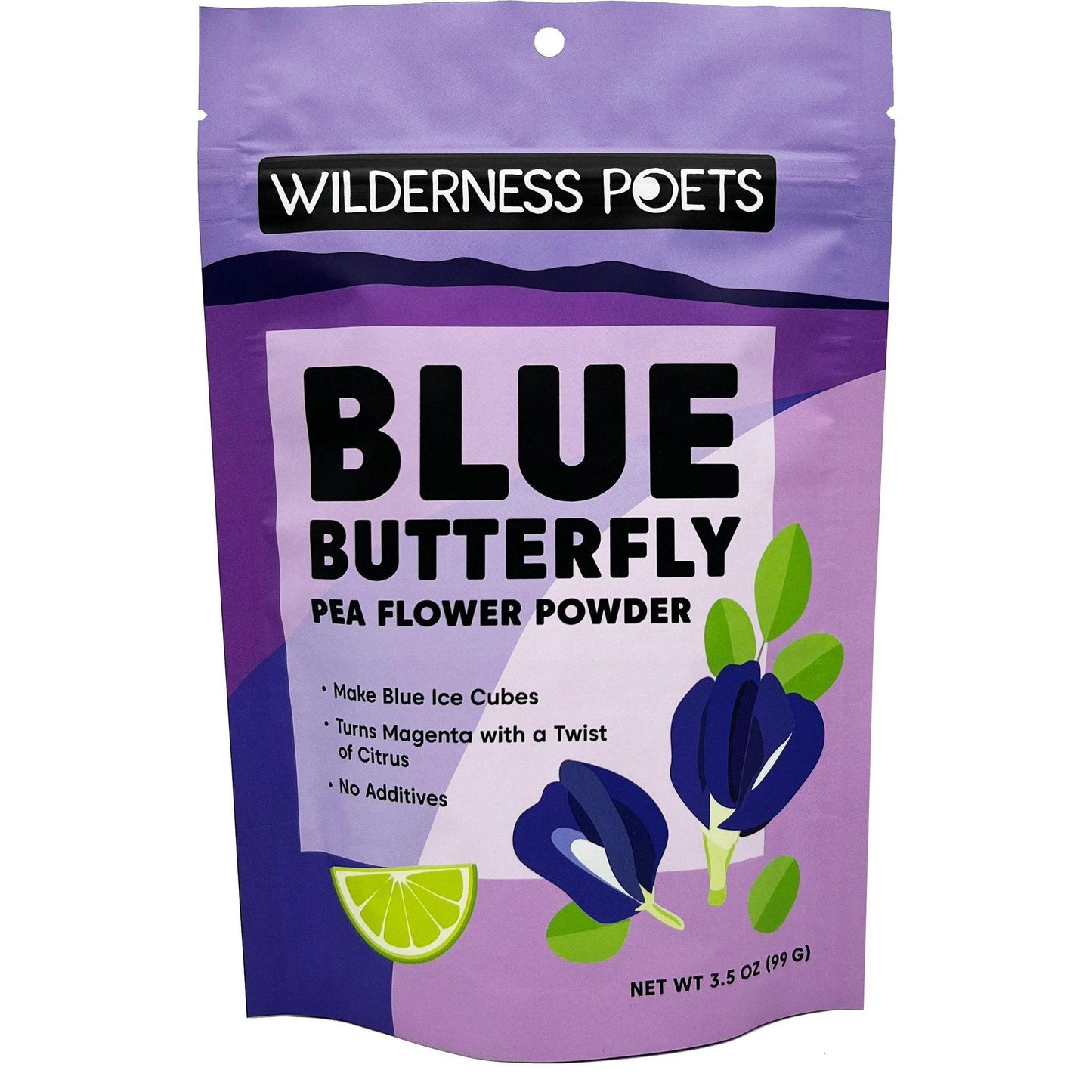 Wilderness Poets - Blue Butterfly Pea Flower Powder (aka Blue Matcha) (3.25OZ).