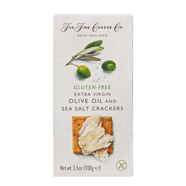 The Fine Cheese Co. - Gluten - Free EVOO & Sea Salt Crackers (3.5OZ)