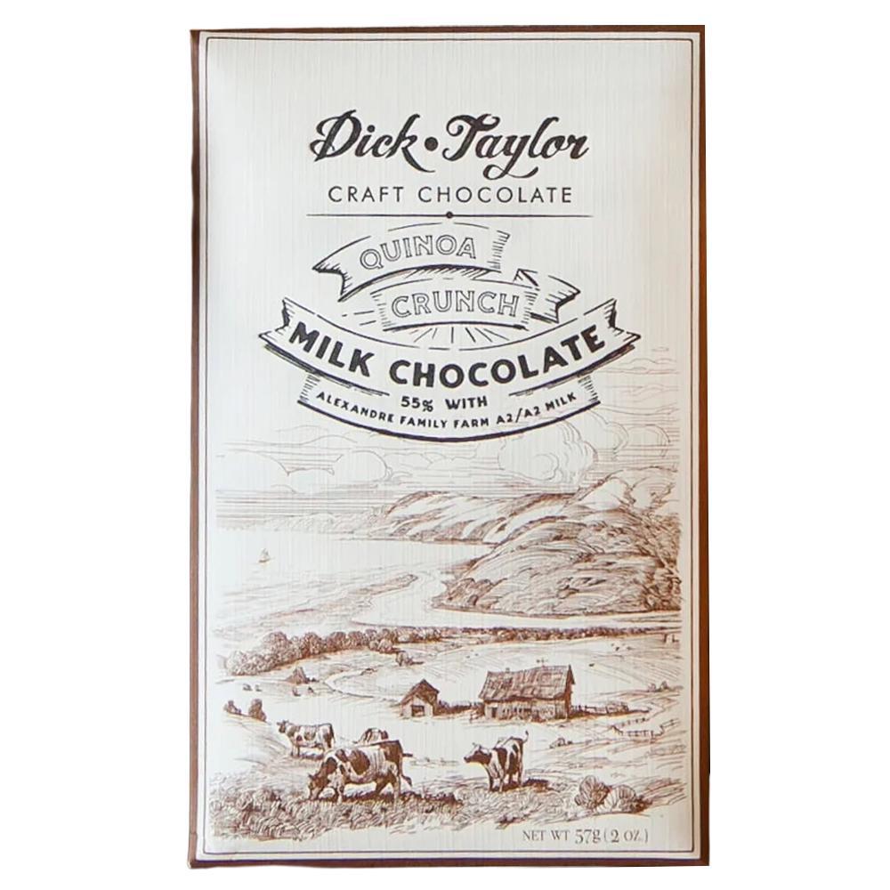 Dick Taylor Craft Chocolate - 'Quinoa Crunch' Milk Chocolate (2OZ | 55%).