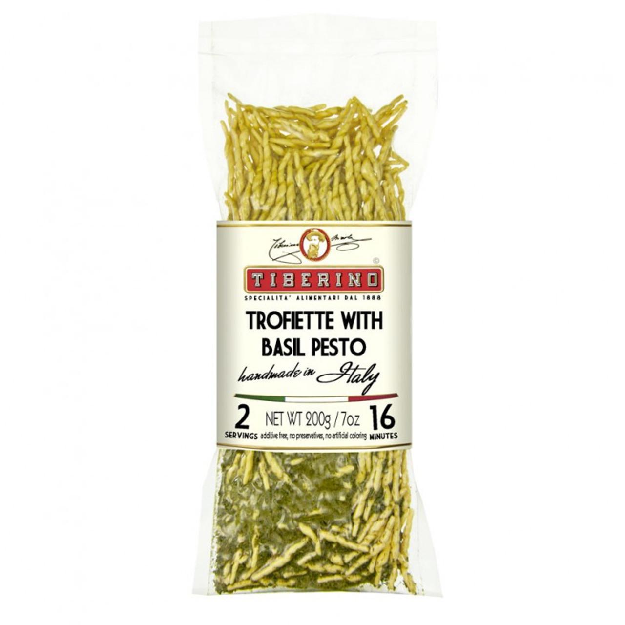 Tiberino - Trofiette Pasta w/ Basil Pesto (7OZ).