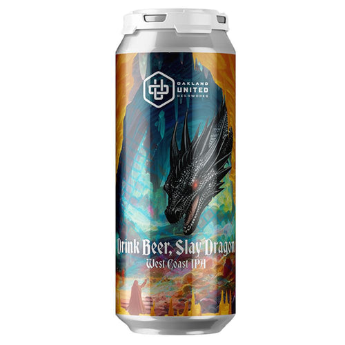 Oakland United Beerworks - 'Drink Beer, Slay Dragon' West Coast IPA (16OZ).