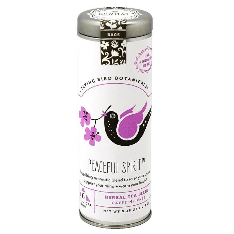 Flying Bird Botanicals - 'Peace Of Mind' Herbal Tea Blend (6CT).