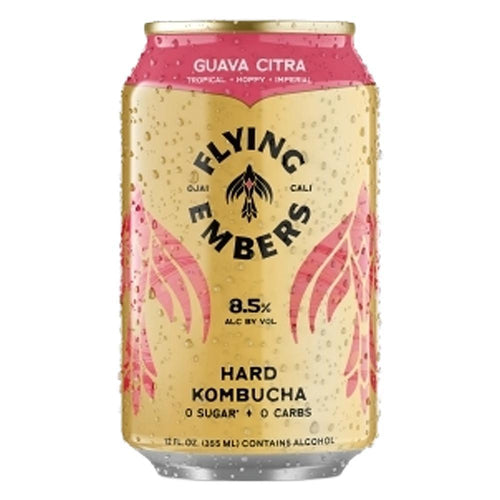 Flying Embers - 'Guava Citra' Hard Kombucha (12OZ).