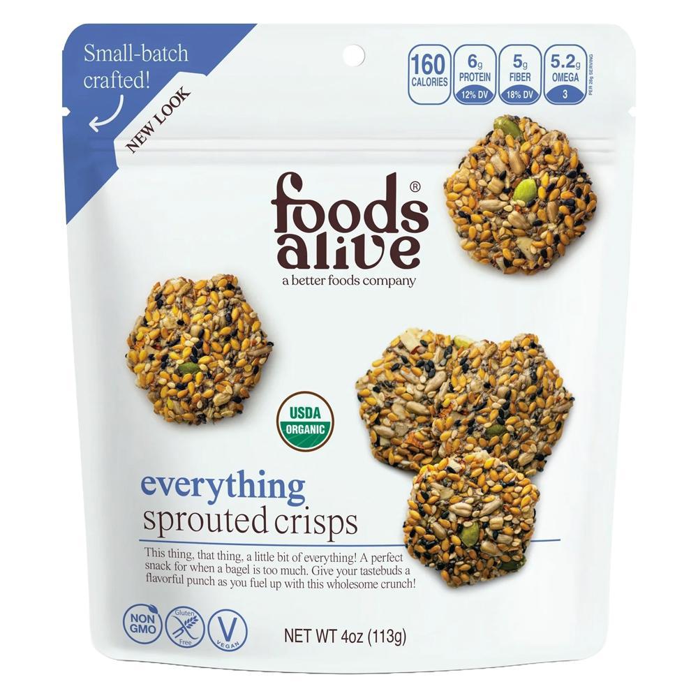 Foods Alive - 'Organic Everything' Sprouted Crisps (4OZ)