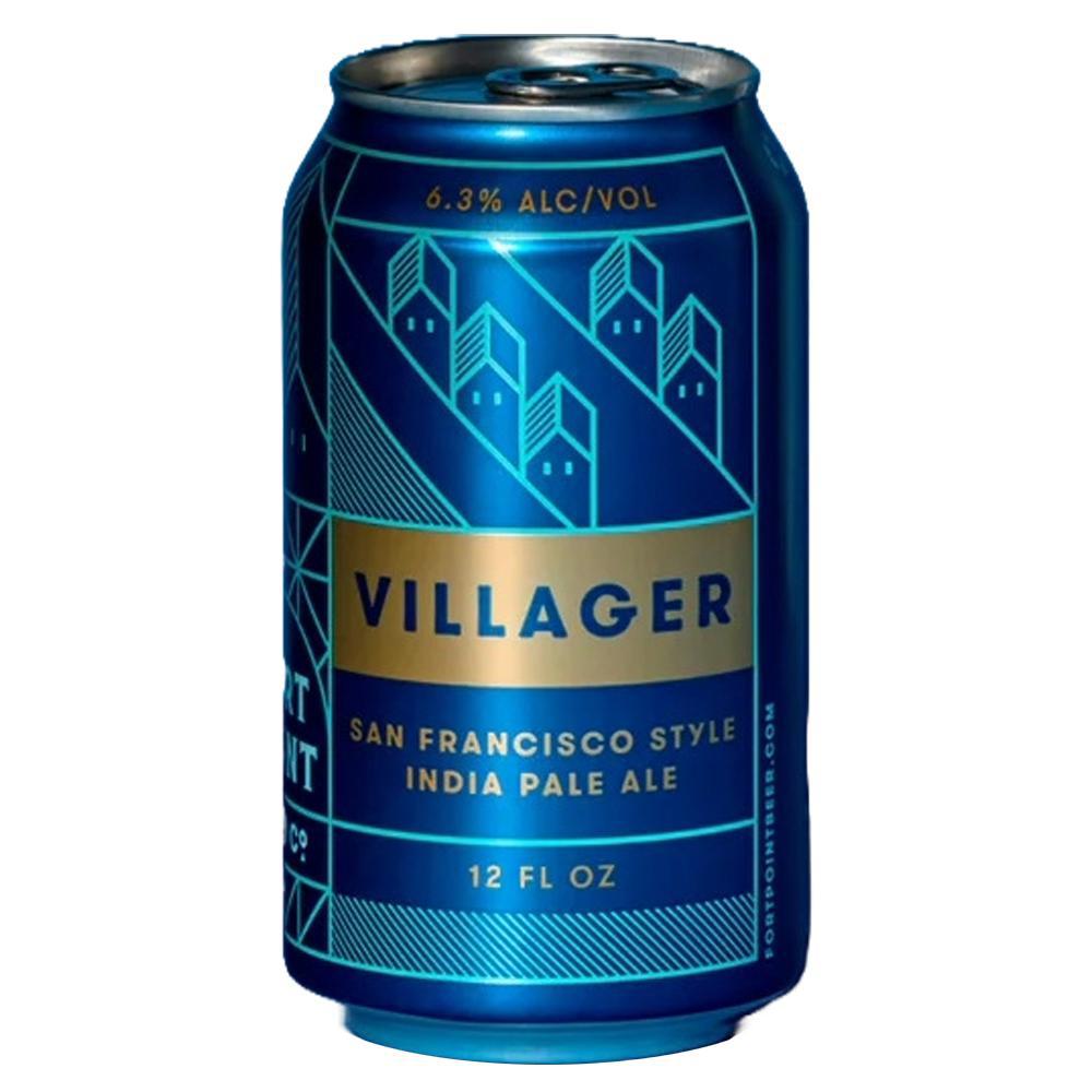 Fort Point Beer Co. - 'NA Villager' Non-Alcoholic IPA (12OZ).