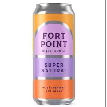Fort Point Beer Co - 'Super Natural' Rose-Inspired Dry Cider (16OZ).