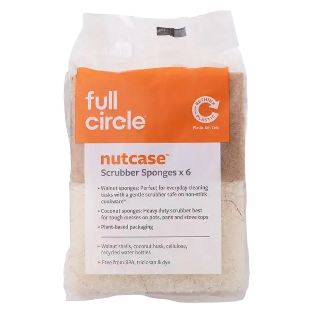 Full Circle Home - Nutcase Mixed Scrubber Sponges (6CT).
