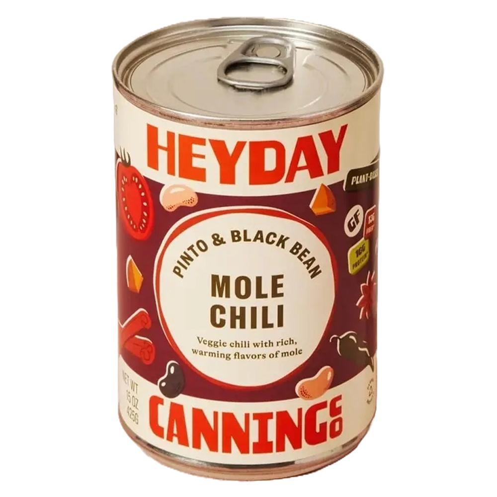 Heyday Canning Co. - 'Mole Chili' Pinto & Black Beans (15OZ).